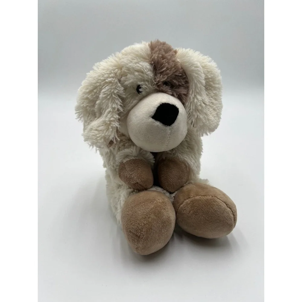 Warmies Microwaveable‎ Plush Puppy Dog Cream Brown Weighted Lavender Scented 10